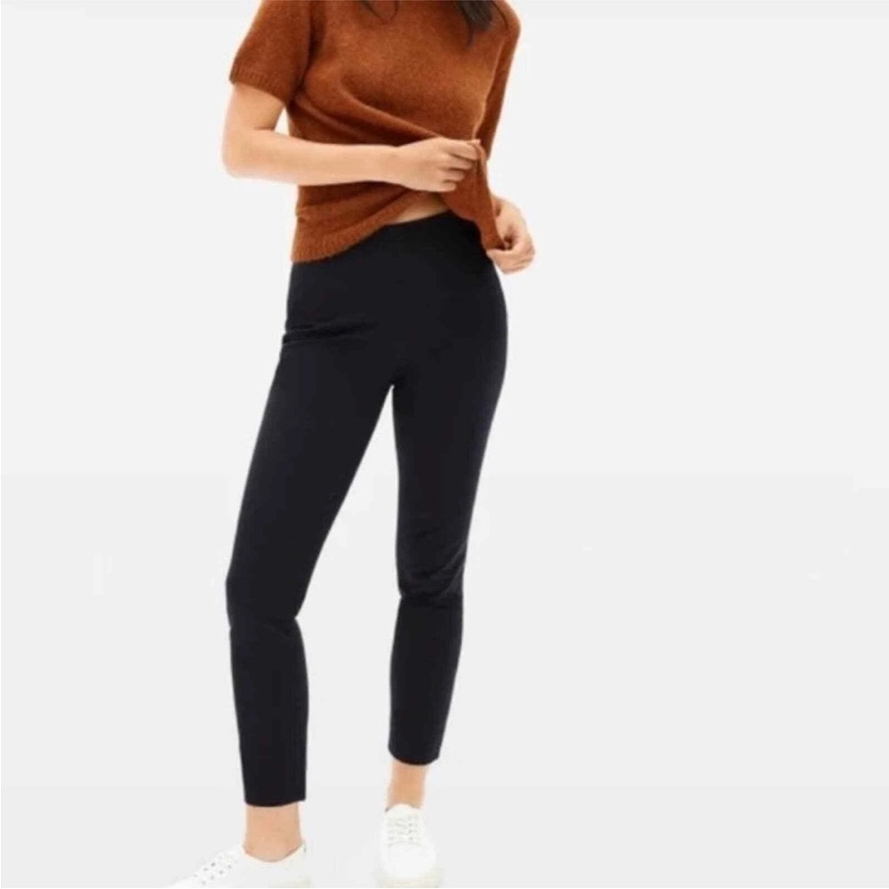 Aritzia Wilfred Free Black High Rise Side Zip Black Skinny Pants